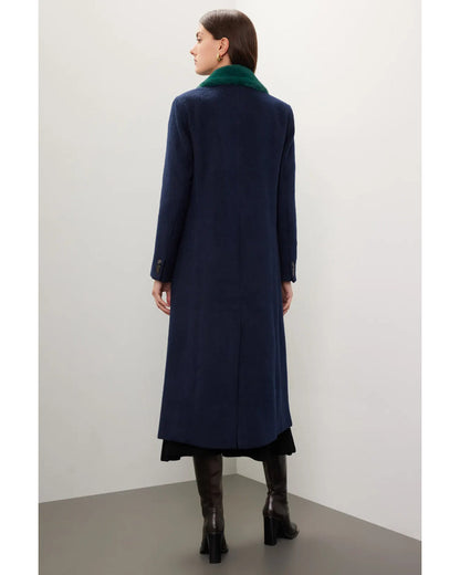 The Today Show 2025 Dylan Dreyer Green Fur Collar Coat