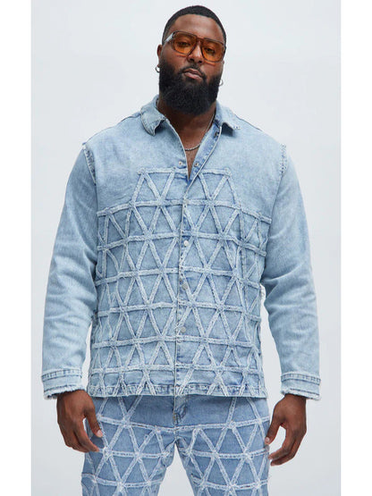 Sherri 2025 Jawn Murray Light Blue Wash Denim Shirt