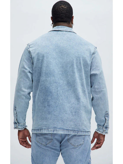 Sherri 2025 Jawn Murray Light Blue Wash Denim Shirt