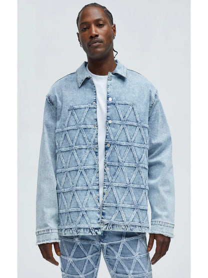 Sherri 2025 Jawn Murray Light Blue Wash Denim Shirt